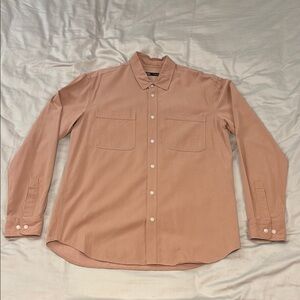 Zara Pink Casual Button Down Shirt